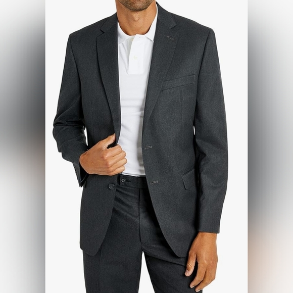 Van Heusen Mens Regular Fit Jacket, Size 42R, Suit Separates - Picture 2 of 5